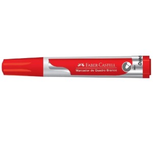 MARCADOR QUADRO BRANCO VERMELHO FABER CASTELL