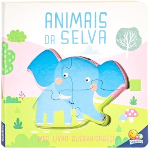 MEU LIVRO QUEBRA-CABEÇA ANIMAIS DA SELVA TODOLIVRO