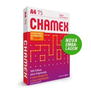 PAPEL SULFITE A4 500 FOLHAS CHAMEX