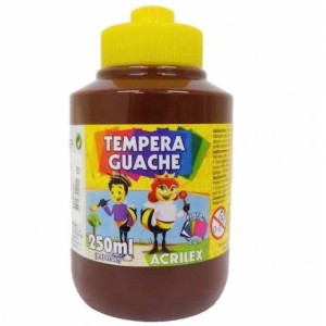 TINTA GUACHE 250ML MARROM 531 ACRILEX