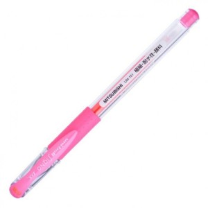 CANETA GEL SIGNO DX 0,38 PINK MITSUBISHI UNI-BALL