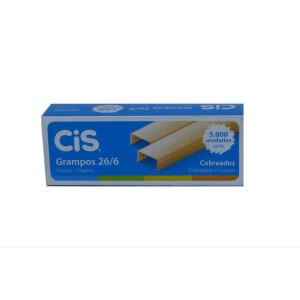 GRAMPOS 26/6 COBREADOS C/ 5000 UNIDS CIS