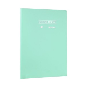 PASTA CATÁLOGO 20 FLS A4 CLEAR BOOK VERDE PASTEL - YES