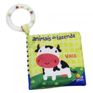 PALAVRINHAS ACONCHEGANTES  UM LIVRO DE PANO! ANIMAIS DA FAZENDA TODOLIVRO