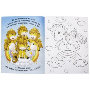 CONTO E COR A UNICÓRNIO DOURADA TODOLIVRO