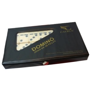 Ogo domino profissional classico tabuleiro com estojo 28 pecas