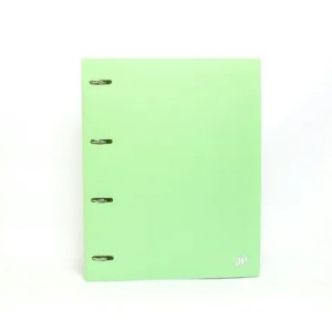 CADERNO ARGOLADO 5 DIVISÓRIAS VERDE PASTEL 96 FLS YES