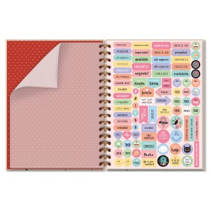 CADERNO PAUTA E PONTO LOVE GARDEN  FINA IDEIA