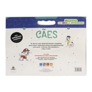 MEGAPAD COLORIR&ATIVIDADES CÃES TODOLIVRO