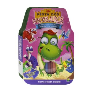 MEU PEQUENO KIT DE ARTE&CRIATIVIDADE! FESTA DOS DINOSSAUROS TODOLIVRO