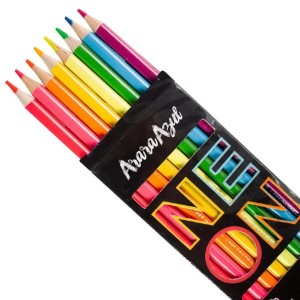 LÁPIS DE COR NEON 8 CORES