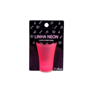 COPO NEON ROSA VIDRO 60ML
