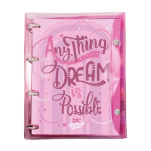 CADERNO ARGOLADO UNIVERSITÁRIO BREEZE ROSA DAC