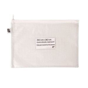 PASTA COM ZIPER G BRANCO 39,5X28,5CM YES