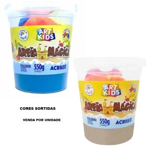 AREIA MAGICA 550G CORES SORTIDAS ACRILEX