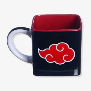 CANECA CUBO CERÂMICA AKATSUKI ITACHI 300ML ZONA CRIATIVA