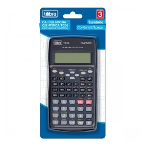 CALCULADORA CIENTIFICA TC08 PRETA TILIBRA