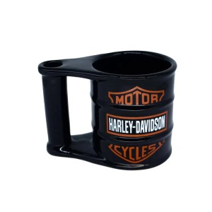 CANECA PORCELANA 350ML 3D BARRIL HARLEY DAVIDSON ZONA CRIATIVA