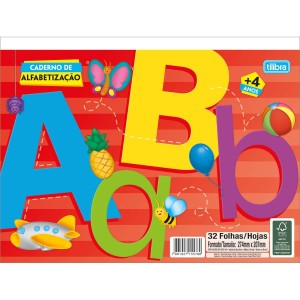 CADERNO DE ALFABETIZAÇÃO ACADÉMIE 32 FOLHAS TILIBRA