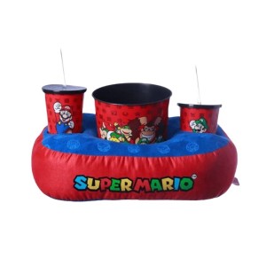 KIT PIPOCA ALMOFADA EVERGREEN - SUPER MARIO ZONACRIATIVA