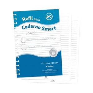 REFIL PARA CADERNO SMART COLEGIAL C/48FLS DAC