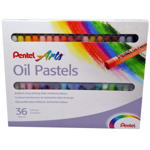 GIZ PASTEL OLEOSO PARA DESENHAR COM 36 CORES PENTEL