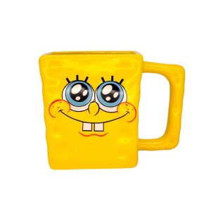 CANECA FORMATO 3D 450ML BOB ESPONJA  ZONA CRIATIVA