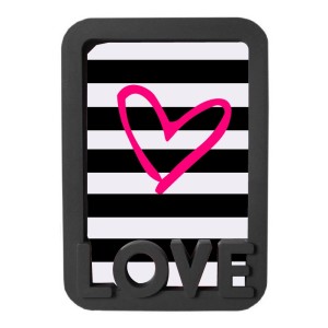 PORTA RETRATO LOVE 10X15 PRETO