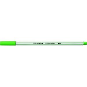 CANETA BRUSH PEN 68 VERDE CLARO 568/43 STABILO