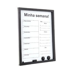 QUADRO MAGNÉTICO MINHA SEMANA VERTICAL