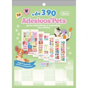 ADESIVOS DE PETS + DE 390 12FLS TILIBRA