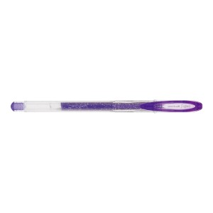 CANETA SIGNO SPARKLING GLITTER ROXO UNI-BALL MITSUBICHI