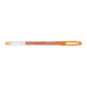 CANETA SIGNO SPARKLING GLITTER LARANJA UNI-BALL MITSUBICHI