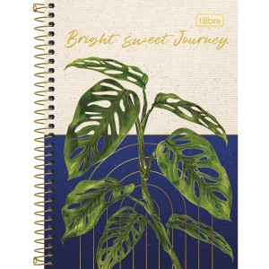 CADERNO ESPIRAL CD 1/4 NATURALIS 80 FLS TILIBRA