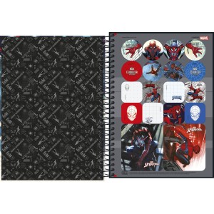 CADERNO ESPIRAL CD 1/4 SPIDER-MAN 80 FLS TILIBRA