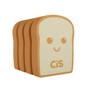 BORRACHA TOAST FANTASIA PACOTE C/ 4 UNID CIS