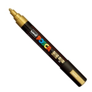 CANETA POSCA PC-5M OURO  UNI MITSUBISHI