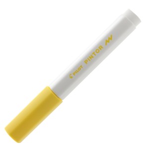 CANETA MARCADOR PILOT PINTOR FINA 1.0MM CLASSICA AMARELO