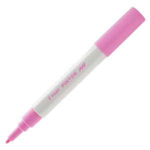 CANETA MARCADOR PILOT PINTOR FINA 1.0MM CRIATIVA ROSA