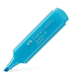 MARCA TEXTO TEXTLINER PASTEL 46 AZUL CLARO FABER-CASTELL
