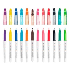 CANETA HIDROGRÁFICA FRIXION COLORS 12 CORES SW-FC-S12 PILOT