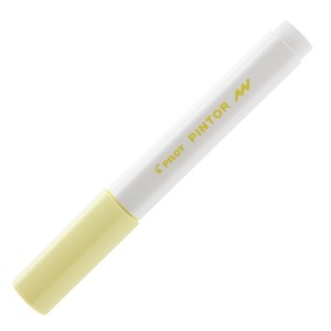 CANETA MARCADOR PILOT PINTOR FINA 1.0MM PASTEL AMARELO