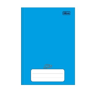 CADERNO BROCHURA CAPA DURA 1/4  AZUL 48 FLS D+ TILIBRA
