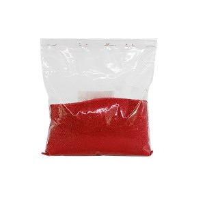AREIA COLORIDA VERMELHO 500G CORES E BRILHOS