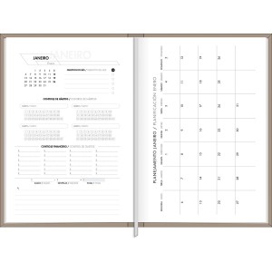 AGENDA EXECUTIVA COSTURADA DIÁRIA NAPOLI CORES M5 TILIBRA