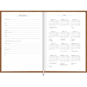 AGENDA EXECUTIVA COSTURADA DIÁRIA PRÁTIKA M6 TILIBRA