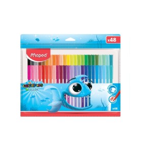 CANETA HIDROGRÁFICA 48 CORES COLOR’PEPS OCEAN POLVO MAPED