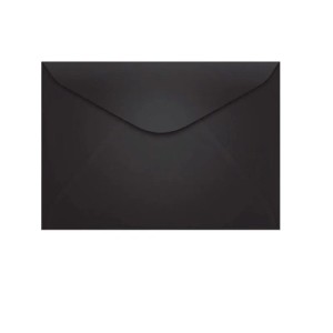 KIT 10 ENVELOPES COLORIDO 114X162MM PRETO