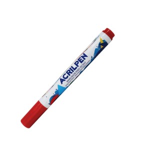 CANETA ACRILPEN PARA TECIDO VERMELHO FOGO 507 ACRILEX