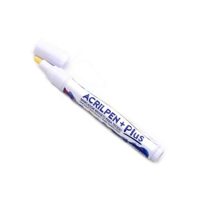 MARCADOR PARA TECIDO ACRILPEN + PLUS BRANCO 519 ACRILEX